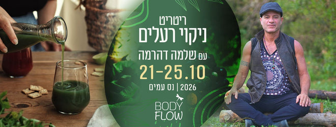 ניקוי רעלים עמוק והתחדשות - Bodyflow ריטריט אדמה - שלמה דהרמה
